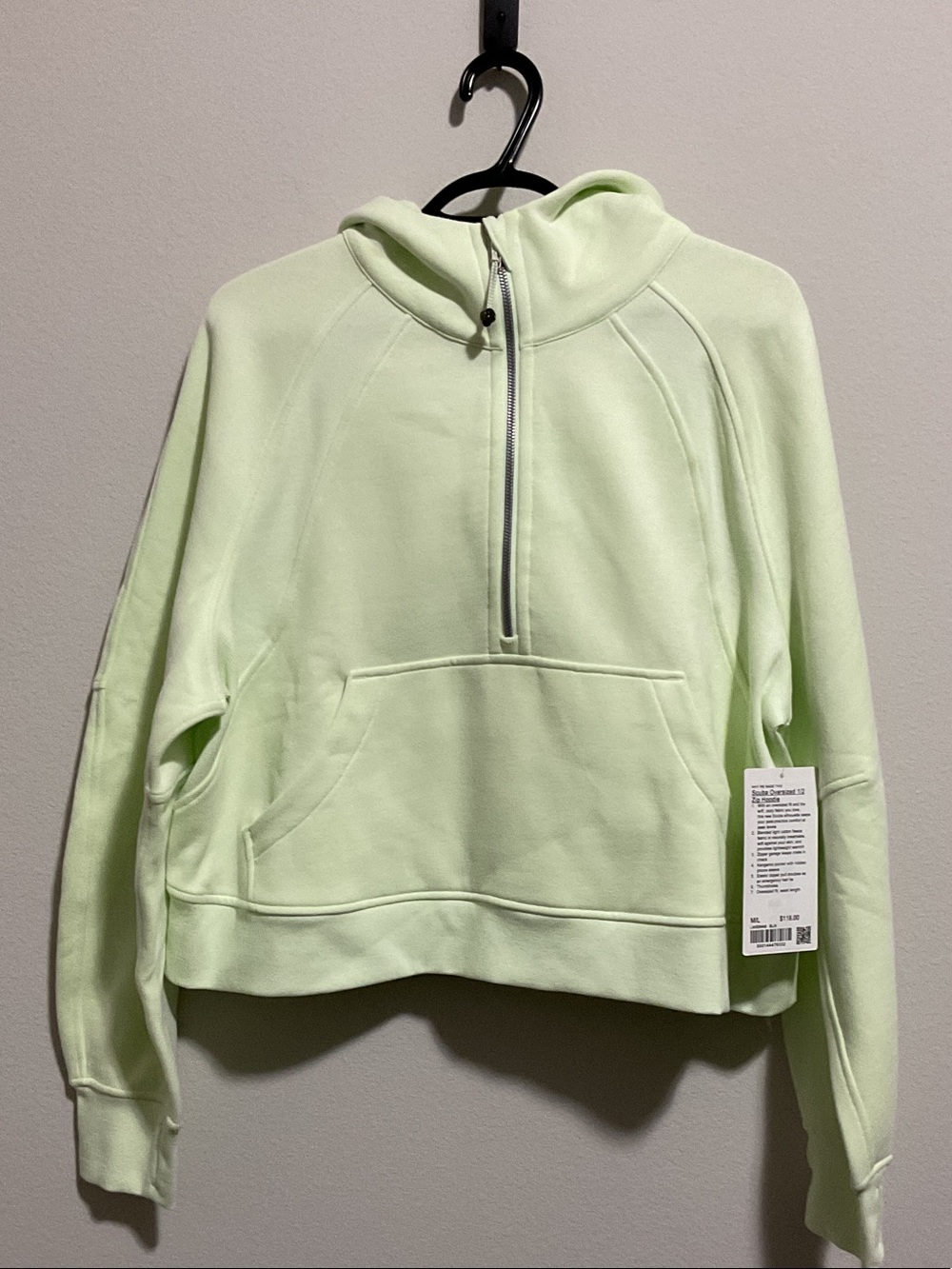 Lululemon Scuba Oversized 1/2 Zip Hoodie - Color (Elixir)